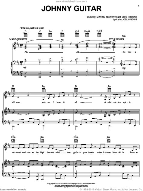 Voice and Guitar sheet music 